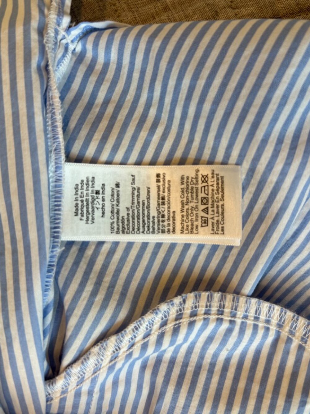 J. Crew Paloma dress in striped cotton poplin size M - Picture 7 of 7